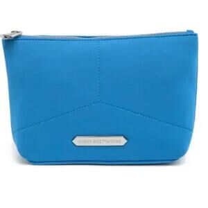 Aimee Kestenberg Skyler Neoprene Pouch Clutch Zip Top Lined Memphis Blue #478
